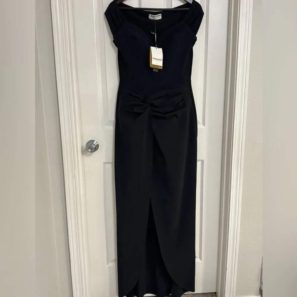 Chiara Boni La Petite Robe Secundina Sweetheart Knotted Gown – Size 10 – NWT - Picture 5 of 12